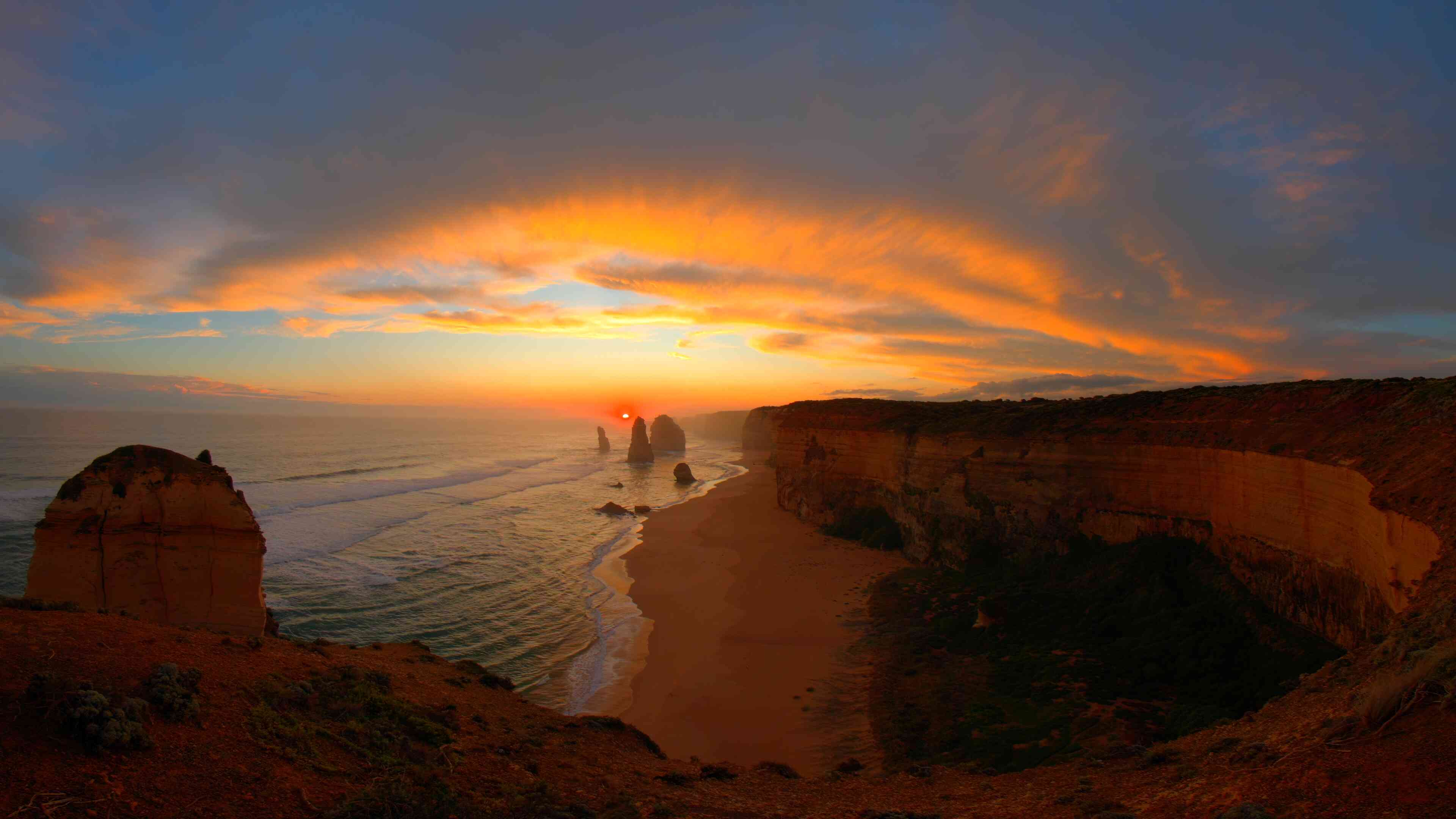 Sunset Over The Apostles