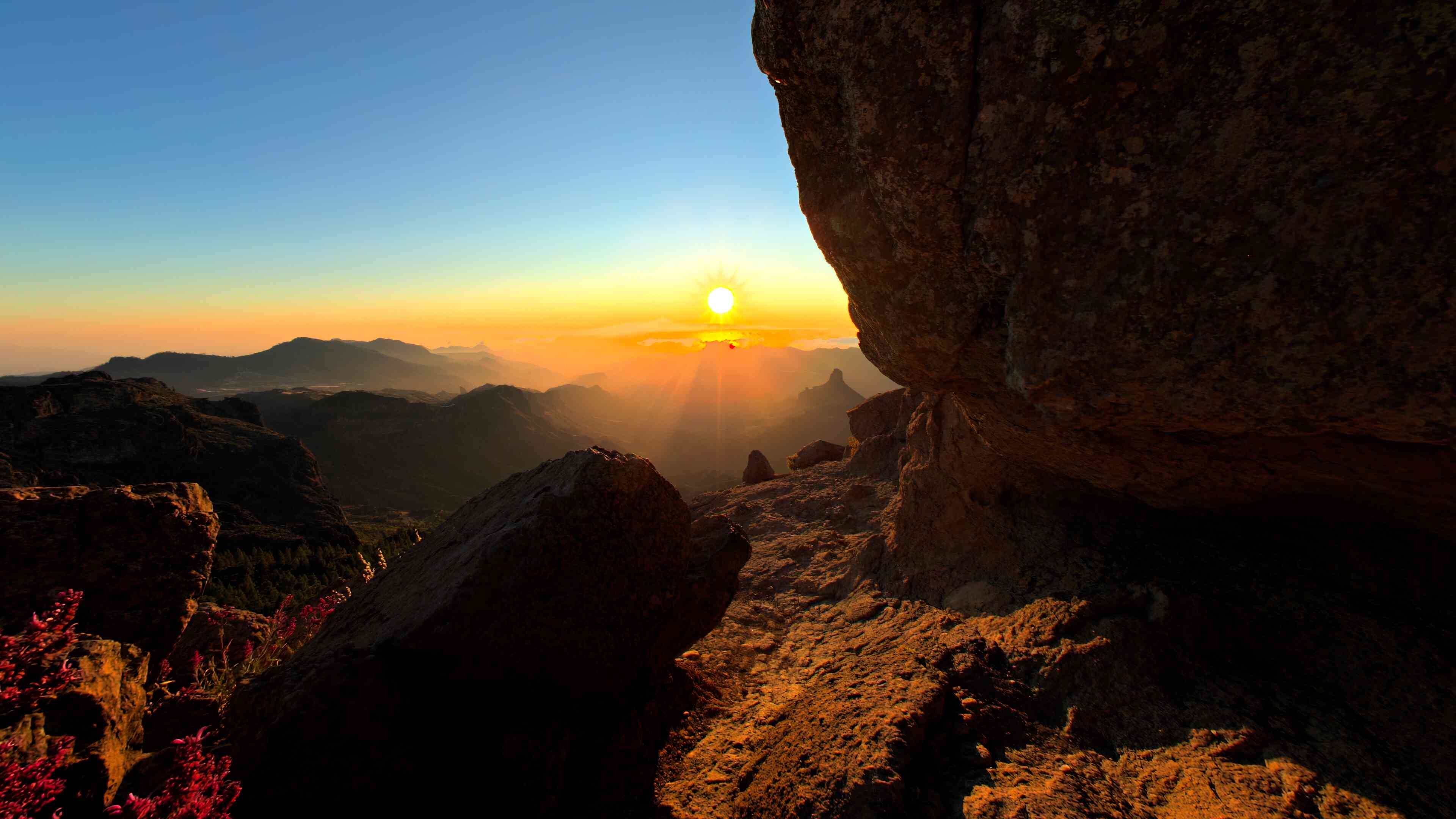 Island Summit Sunset